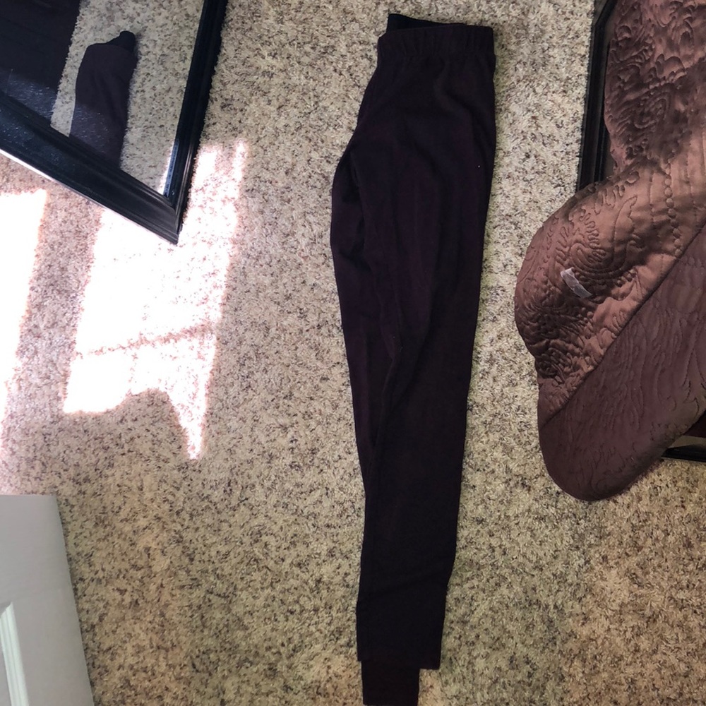 Maroon Garage Leggings - Picture 3 of 4
